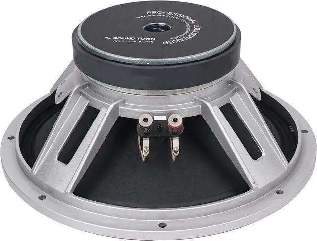 Main image of Sound Town 12” 300W Cast Aluminum Frame Woofer w/ 3" Voice Coil, Replacement Woofer for PA/DJ Speaker, Bass Guitar Cabinets (STLF-12GA)