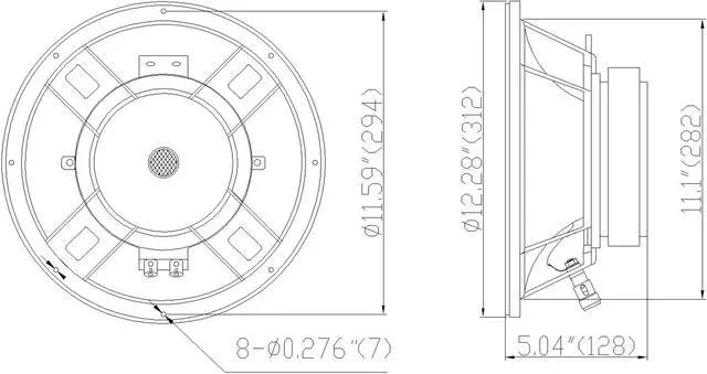 Alt view image 5 of 6 - Sound Town 12” 300W Cast Aluminum Frame Woofer w/ 3" Voice Coil, Replacement Woofer for PA/DJ Speaker, Bass Guitar Cabinets (STLF-12GA)