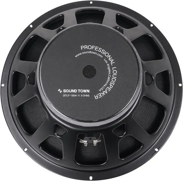 Alt view image 4 of 6 - Sound Town 18" 800W Raw Woofer Speaker with 4" Voice Coil, 100 oz Magnet, Replacement Woofer for PA/DJ Subwoofer, 8-ohm (STLF-1804-8)