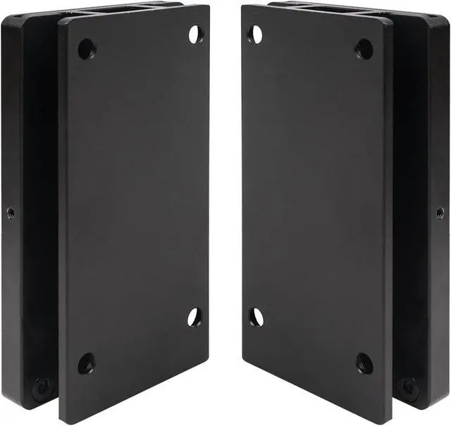 Main image of Sound Town 2-Pack Universal Speaker Wall Mount Brackets, 4.25" x 2" Mounting Template, Black (CWB-1-PAIR)