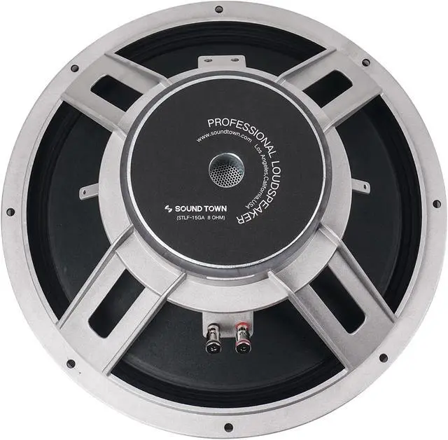 Alt view image 2 of 6 - Sound Town 15" 300W Cast Aluminum Frame Woofer w/ 3" Voice Coil, Replacement Woofer for PA/DJ Speaker, Bass Guitar Cabinets (STLF-15GA)