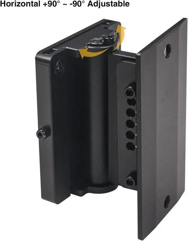 Alt view image 3 of 6 - Sound Town Speaker Wall Mount Bracket with Angle Adjustment for STCL-64 Column Speaker, Black (STCL-AB)