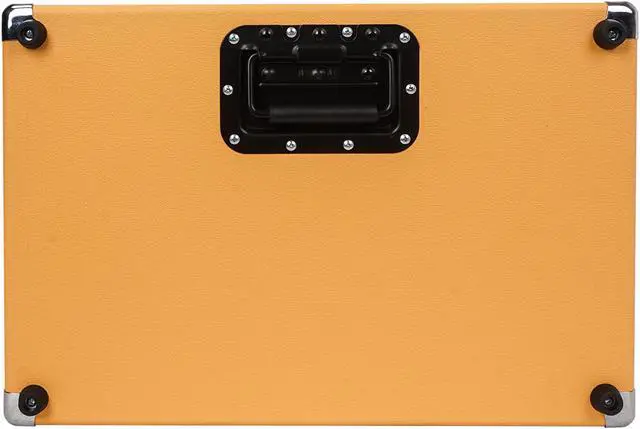 Alt view image 5 of 7 - Sound Town Vintage 4U Amp Rack Case, 12.5" Depth with Rubber Feet, Dust Cover, Kickstand, Orange (STVRC-4OR)