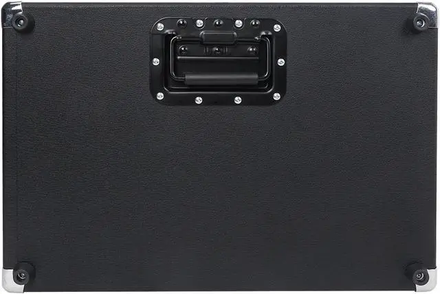 Alt view image 6 of 7 - Sound Town Vintage 2U Amp Rack Case, 12.5" Depth with Rubber Feet, Dust Cover, Kickstand, Black (STVRC-2BK)
