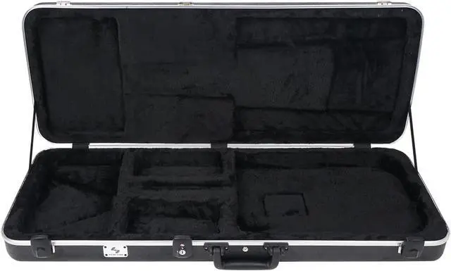 Alt view image 4 of 7 - Sound Town Lightweight ABS Road Case for Electric Guitar with TSA Approved Locking Latch and EPS Foam Plush Interior (STEC-500)