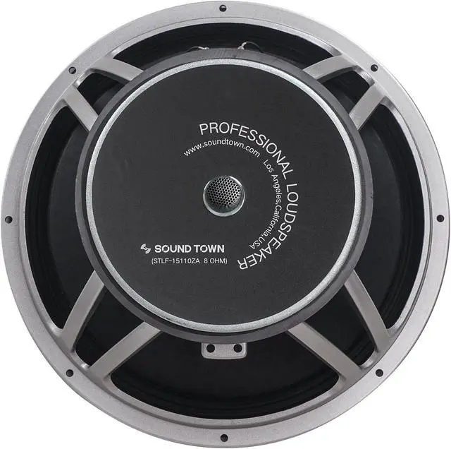 Alt view image 2 of 7 - Sound Town 15" 500W Cast Aluminum Frame Woofer (Low Frequency Driver), Replacement Woofer for PA/DJ Subwoofer Cabinets (STLF-15110ZA)