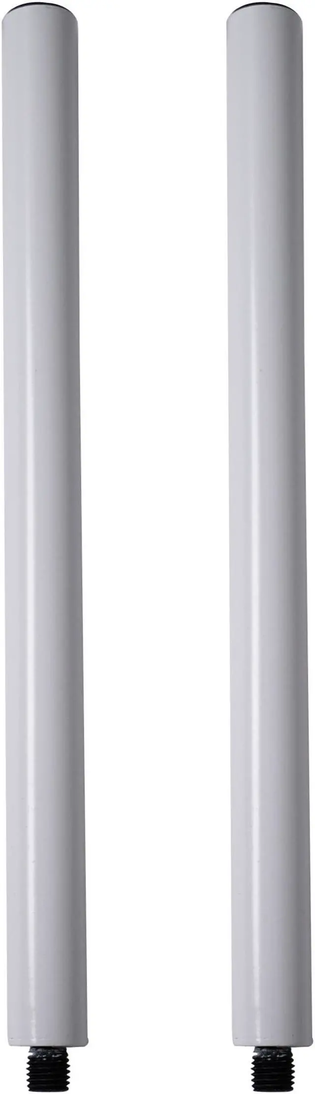 Main image of Sound Town 2-pack Subwoofer/Speaker Extender Poles, Fits M20 Threading, White (STSD-M20W-PAIR)