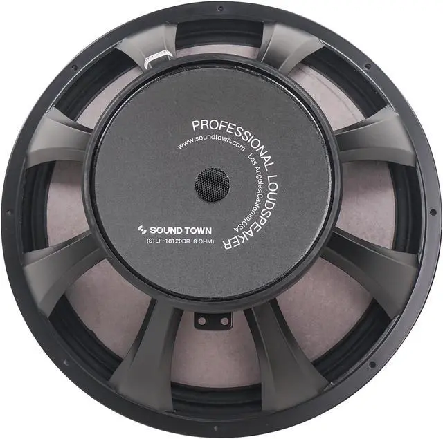 Alt view image 4 of 7 - Sound Town 18" 500W Cast Aluminum Frame Woofer (Low Frequency Driver), Replacement Woofer for PA/DJ Subwoofer Cabinets (STLF-18120DR)