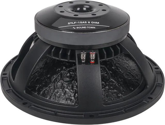 Main image of Sound Town 15" 600W Cast Aluminum Frame Woofer (Low Frequency Driver), Replacement Woofer for PA/DJ Subwoofer Cabinets (STLF-15AS)