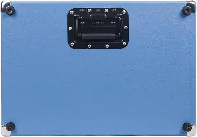 Alt view image 5 of 7 - Sound Town Vintage 6U Amp Rack Case, 12.5" Depth with Rubber Feet, Dust Cover, Kickstand, Beau Blue (STVRC-6BL)