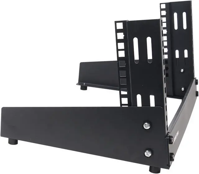 Alt view image 2 of 5 - Sound Town 4U 2-Post Desktop Open-Frame Rack, for Audio/Video, Network Switches, Routers, Patch Panels (ST2PF-4LW)