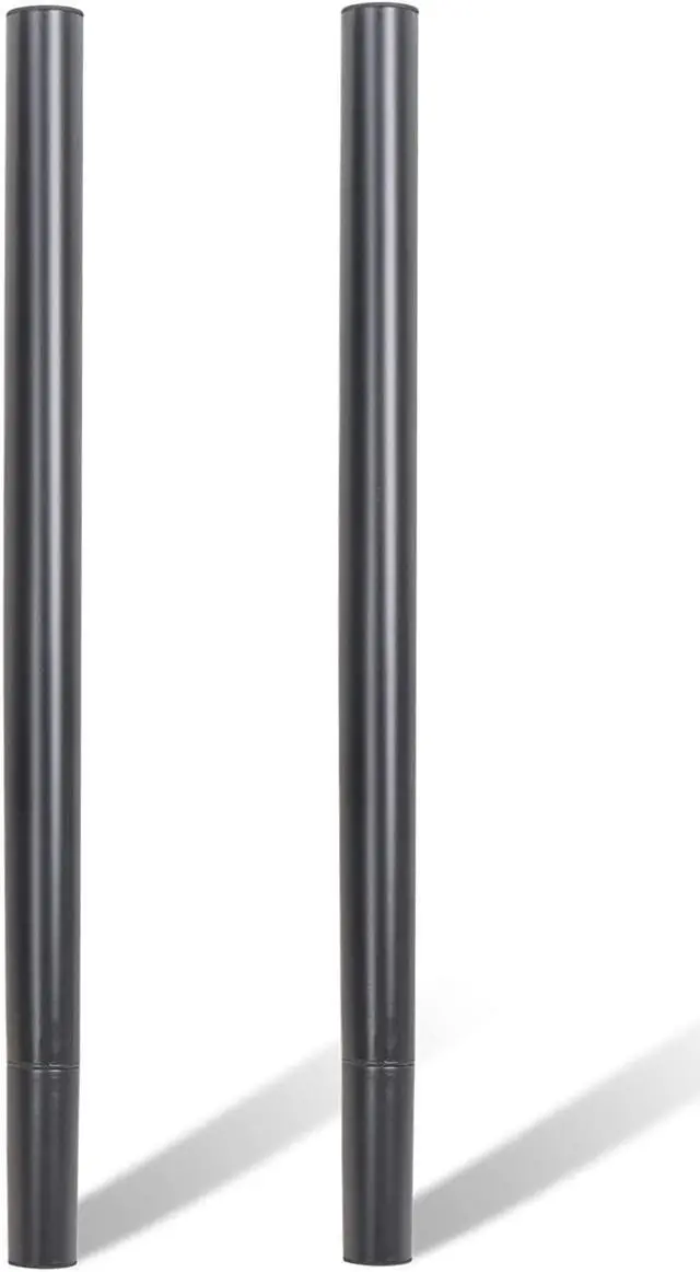Alt view image 2 of 2 - Sound Town 2-Pack Subwoofer/Speaker Extender Poles with M20 Threaded Lower End and 35mm Adapter, Black (STSD-ADM20B-PAIR)