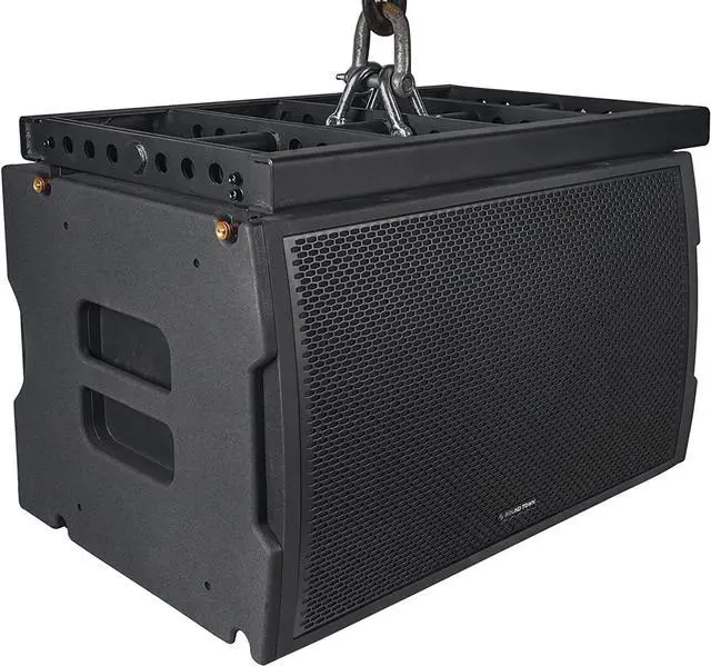 Alt view image 4 of 7 - Sound Town ZETHUS Series Water-Resistant Line Array Speaker System with One 18" Subwoofer, Four 2 x 10 Line Array Speakers, One Flying Frame, Black (ZETHUS-IP118S210X4)