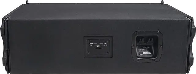 Alt view image 4 of 7 - Sound Town ZETHUS Series Water-Resistant Line Array Speaker System with Four 2 x 10 Line Array Speakers and One Flying Frame, Black (ZETHUS-IP210X4)