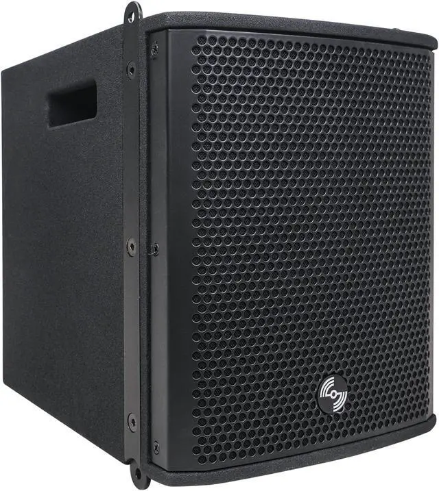 Alt view image 3 of 7 - Sound Town Line Array Speaker System with One 18" Powered Subwoofer w/DSP and Speaker Output, Two 6 x 3 Line Array Speakers, Black (CARME-18M3)