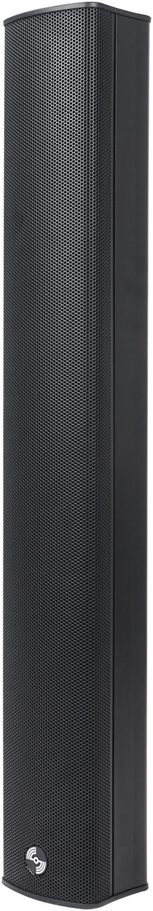 Alt view image 3 of 7 - Sound Town Line Array Column PA/DJ Speaker System with One 18" Powered Subwoofer w/DSP and Speaker Output, One 6 x 3 Line Array Column Speakers, Black (CARME-18M64)