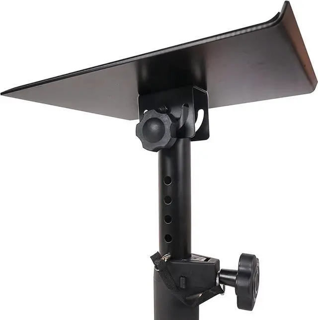 Alt view image 2 of 5 - Sound Town 2-Pack Desktop Clamp-On Studio Monitor Speaker Stands with Horizontal/Vertical Speaker Orientation (STSD-DCM-PAIR)