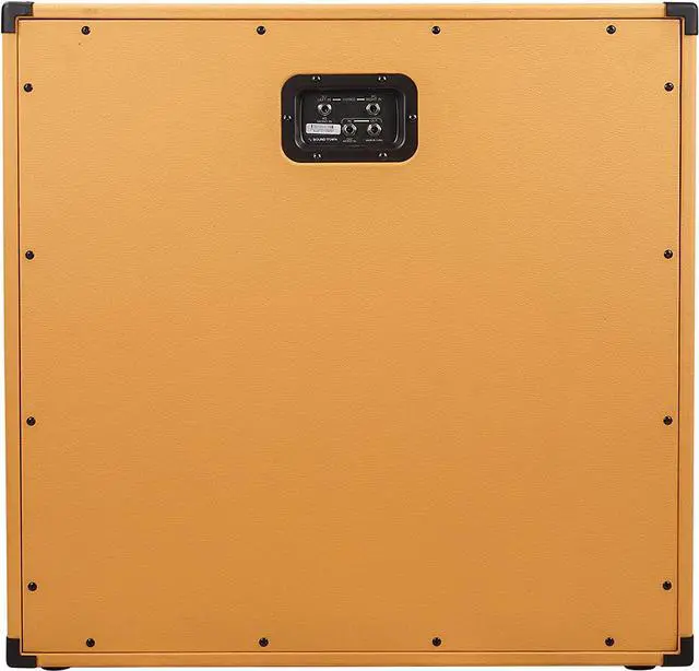 Alt view image 4 of 6 - Sound Town 4x12" Empty Guitar Speaker Cabinet, Birch Plywood, Orange, Wheat Cloth Grill, Compatible with Celestion/Eminence Speakers (GUC412OR-EC)