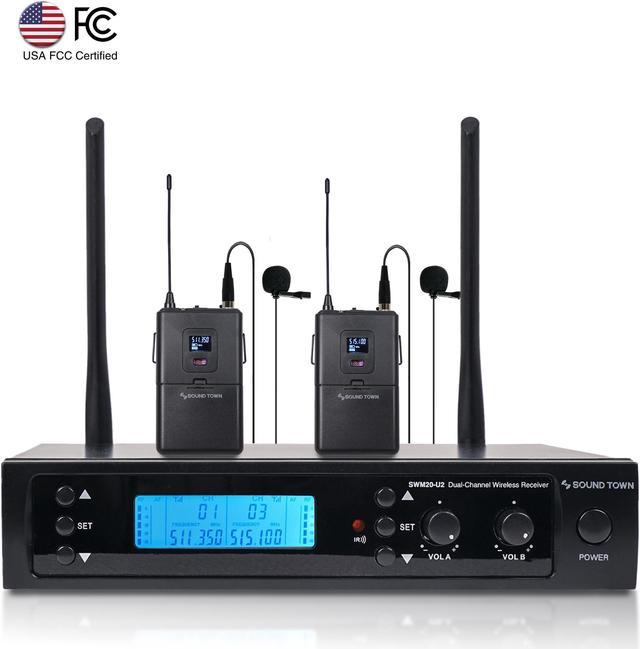 Sound Town 200 channel Professional UHF Wireless Microphone System