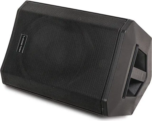 Alt view image 3 of 6 - Sound Town Multi-position All-in-one Powered PA System with TWS Bluetooth, Rechargeable Battery (CARPO-S1)