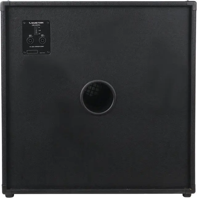 Alt view image 4 of 6 - Sound Town 4 x 10 800W Bass Cabinet w/Horn, 8-ohm, 50oz Magnet, 3 Voice Coil, Birch Plywood, Black Tolex (BGC410BK)
