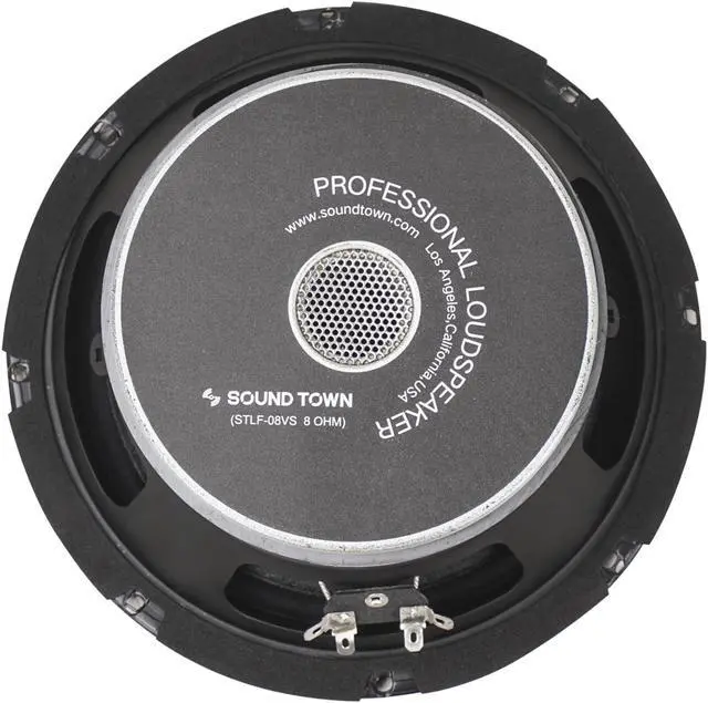 Alt view image 4 of 7 - Sound Town 8" 200W Raw Woofer with 2" Voice Coil, 50 oz Magnet, Replacement Woofer for CARME-208S, CARME-208SPW, 8-ohm (STLF-08VS)