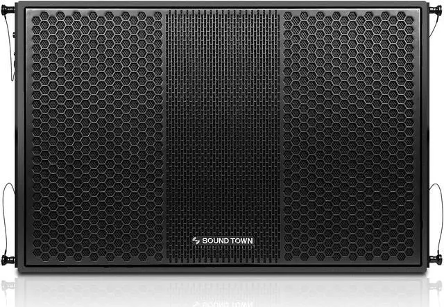 Alt view image 2 of 6 - ZETHUS Series 18" 1600W Line Array Subwoofer, Black for Bars, Clubs, Restaurants, Churches, Schools (ZETHUS-118S)