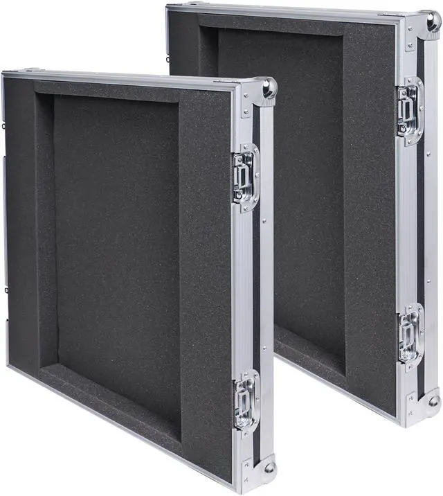 Alt view image 5 of 6 - Sound Town Shock Mount 12U ATA Rack Case with 2U Drawer, 21 Rackable Depth, Casters - Pro Tour Grade (STRC-SP12D2)