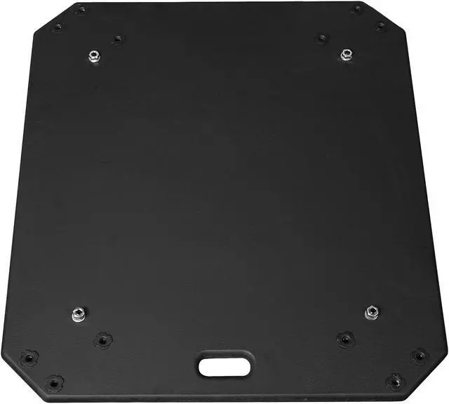 Alt view image 4 of 5 - Sound Town Replacement Caster Board for Road/Rack Case, with 4-inch Wheels and Brakes (STRC-CB)