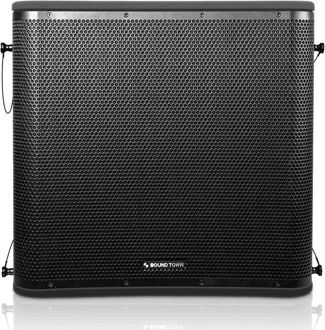 Alt view image 2 of 7 - Sound Town ZETHUS Series 18 1600W Line Array Subwoofer, Versatile Installations, Black (ZETHUS-VX118S)
