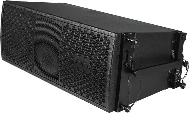 Alt view image 3 of 4 - Sound Town Mode Audio Series 2 x 8" Line Array Loudspeakers, with Italian Neodymium Drivers, Plywood, Full-Range / Bi-Amp Switchable, Aluminum Side Handles, Black (FILA-208)