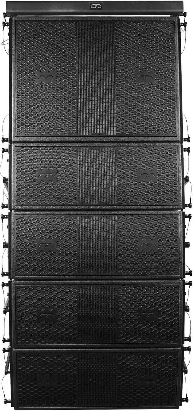 Alt view image 2 of 7 - Sound Town Mode Audio Series Passive Line Array Speaker System with One 18-inch Subwoofer, Four Dual 8-inch Line Array Speakers, Italian Drivers, Full-Range/Bi-Amp Switchable, Black (FILA-118S208X4)