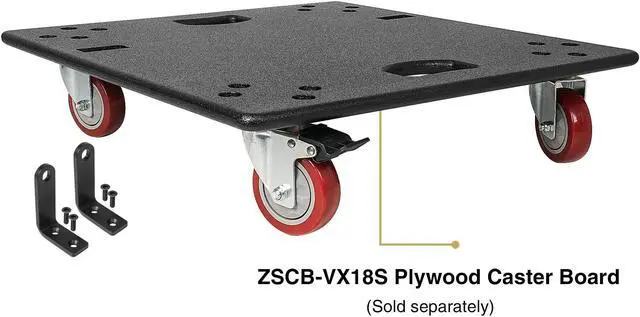 Alt view image 7 of 7 - Sound Town ZETHUS Series Powered Line Array Speaker System with One 18-inch Subwoofer, Two 12-inch Line Array Speakers, Versatile Installations, Black (ZETHUS-VX118SPW112BPWX2)