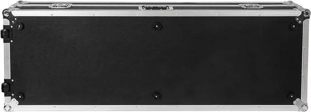 Alt view image 6 of 7 - Sound Town Plywood 76-Note Keyboard ATA Flight Case, with Recessed Wheels, Handles and Latches, High-density Foam Interior (STRC-KB76W)