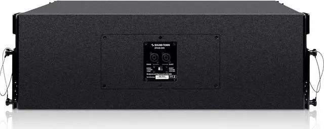 Alt view image 6 of 7 - Sound Town ZETHUS Series Passive Line Array Speaker System with One 18-inch Line Array Subwoofer, Four Dual 10-inch Line Array Speakers, One Caster Board, Black (ZS-118S210X4OC)