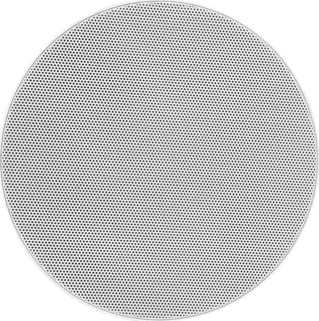 Alt view image 3 of 6 - Sound Town Pair of 4.5" Coaxial in-Ceiling Speakers with Low-Profile Design, Metal Backcan and Tile Rails, 70V/100V/8-Ohm Switchable, Magnetic Grill, White (STCS4CLP-PAIR)