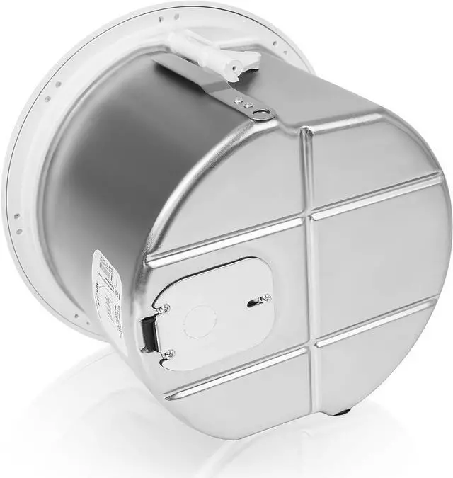 Alt view image 5 of 6 - Sound Town Pair of 8" Coaxial in-Ceiling Speakers with Metal Backcan and Tile Rails, 70V/100V/8-Ohm Switchable, Magnetic Grill, White (STCS8C-PAIR)