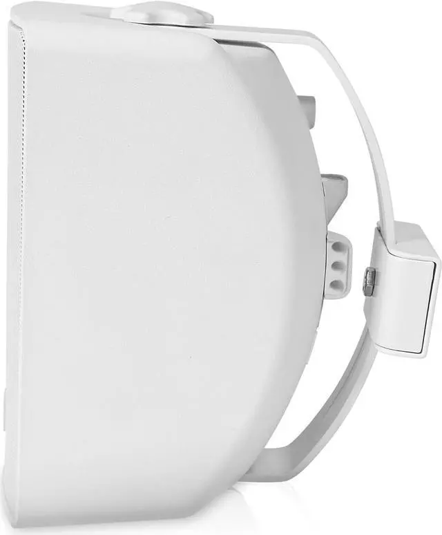 Alt view image 3 of 7 - Sound Town Pair of 4.5" Weather-Resistant Surface-Mount Speaker, Indoor/Outdoor, 70V/100V/8ohm, for Home & Commercial Installation, White (TARVOS-4W-PAIR)