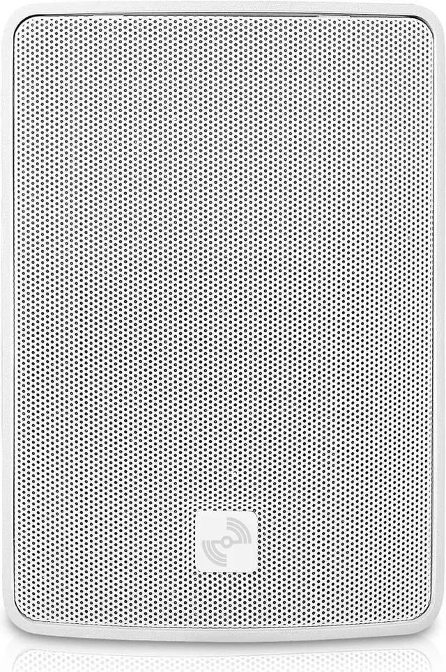 Alt view image 2 of 7 - Sound Town Pair of 4.5" Weather-Resistant Surface-Mount Speaker, Indoor/Outdoor, 70V/100V/8ohm, for Home & Commercial Installation, White (TARVOS-4W-PAIR)