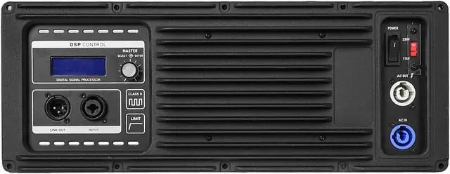 Alt view image 5 of 7 - Sound Town ZETHUS Pair of Dual 10-inch Powered Line Array Speaker System with Onboard DSP, Black (ZETHUS-210BPW-PAIR)