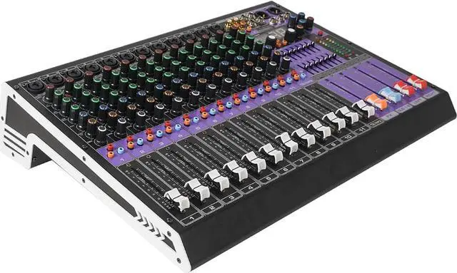 Alt view image 2 of 4 - Sound Town 12-Channel Professional Audio Mixer with 99 DSP, USB MP3 Bluetooth, Dual 7-band EQ, 48V Phantom Power & Mute, Recording (TRITON-TX1202)