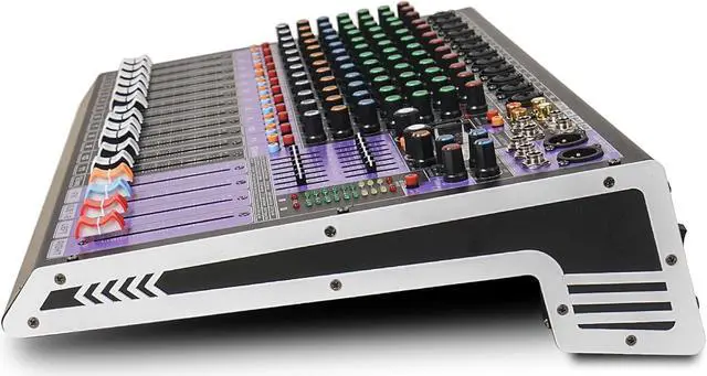 Alt view image 3 of 4 - Sound Town 12-Channel Professional Audio Mixer with 99 DSP, USB MP3 Bluetooth, Dual 7-band EQ, 48V Phantom Power & Mute, Recording (TRITON-TX1202)