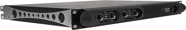 Alt view image 3 of 4 - Sound Town Lightweight 1U 4-Channel PA/DJ Power Amplifier, 4 x 1150W at 4-Ohm for Installation, Conference (UPDM-Q3)