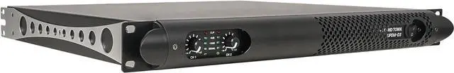 Alt view image 2 of 4 - Sound Town Lightweight 1U 2-Channel PA/DJ Power Amplifier, 2 x 1150W at 4-Ohm for Installation, Conference (UPDM-D3)