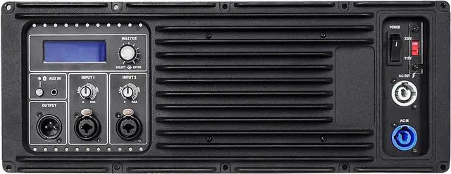Alt view image 4 of 7 - Sound Town ZETHUS Series Powered Line Array Speaker System with One 18-inch Line Array Subwoofer, Four Dual 10-inch Line Array Speakers, One Caster Board, Black (ZS-118SP210BP4C)