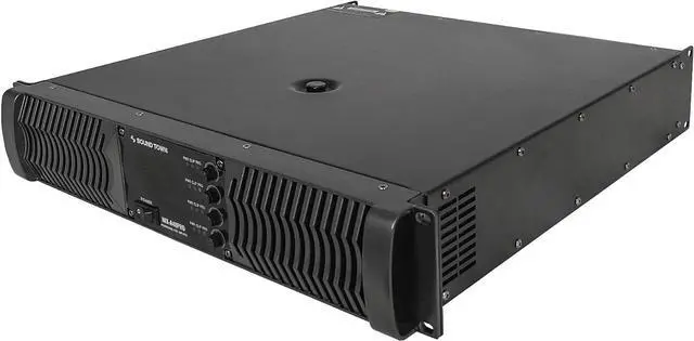 Alt view image 3 of 4 - Sound Town High-Power Class-AB 4-Channel PA DJ Power Amplifier 4 x 1800W at 4 ohm, 2U Rack Mountable with LCD Display (NIX-A48PRO)