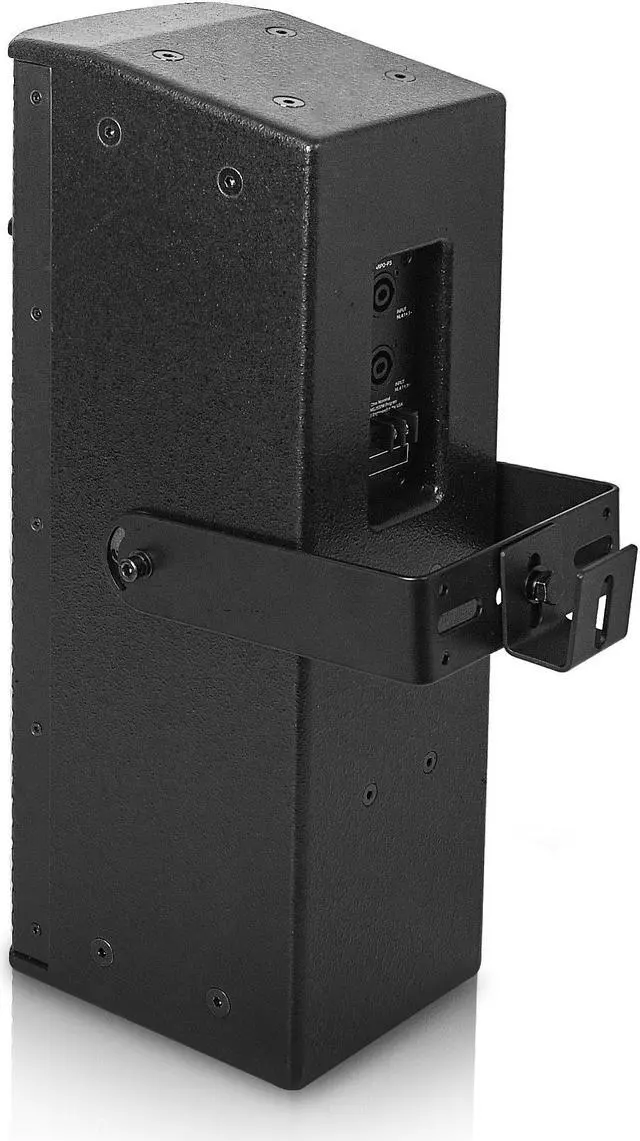 Alt view image 5 of 7 - Sound Town Pair of High-Power 500W Passive Column Line Array Speakers with 2x5 Woofers, Dual Compression Drivers, Birch Plywood, Wall Mount, Installation, Live Event, Conference, Black (CARPO-P3B)
