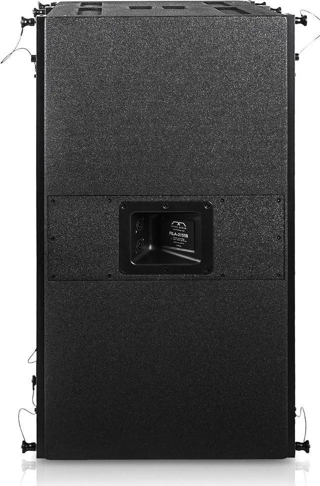 Alt view image 4 of 5 - Sound Town Mode Audio Series 2 x 15-Inch 4000 Watts High Power Line Array Subwoofer with Built-in Italian Neodymium LF Drivers, Birch Plywood, Black (FILA-215SB)