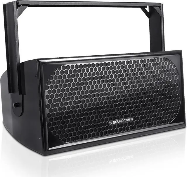 Main image of Sound Town IP55 Certified Dual 10-Inch Weather-Resistant Subwoofer w/U Bracket for Installation, Fiber Glass Enclosure, Black (TITAN-FG210SUB)