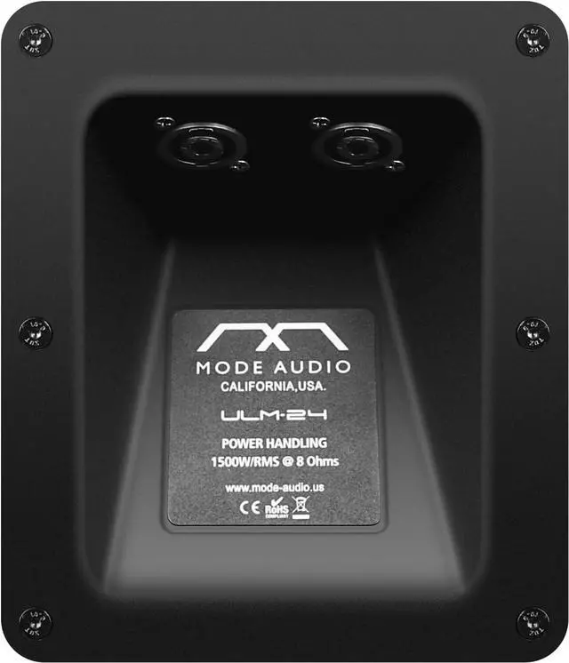 Alt view image 4 of 5 - Sound Town Mode Audio ULM Series 24-Inch 3000 Watts Subwoofer with Neodymium LF Driver, Folded Horn Design, Baltic Birch Plywood, Black (ULM-24)